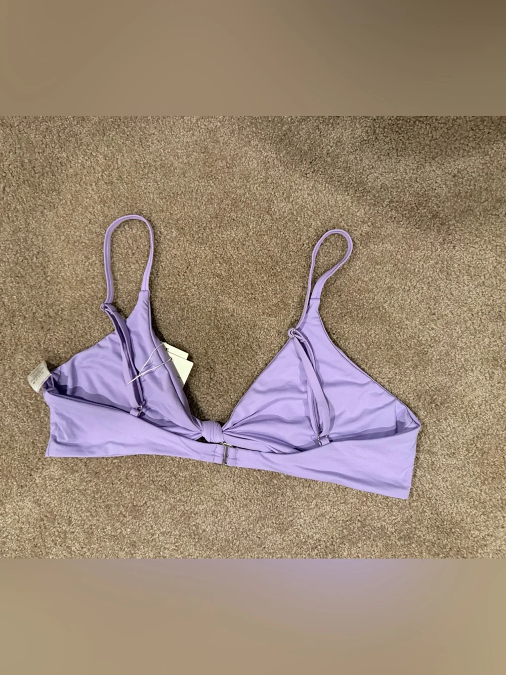 Dippin’ Daisy’s Lavender Bikini Top XL Adjustable Beach NWT